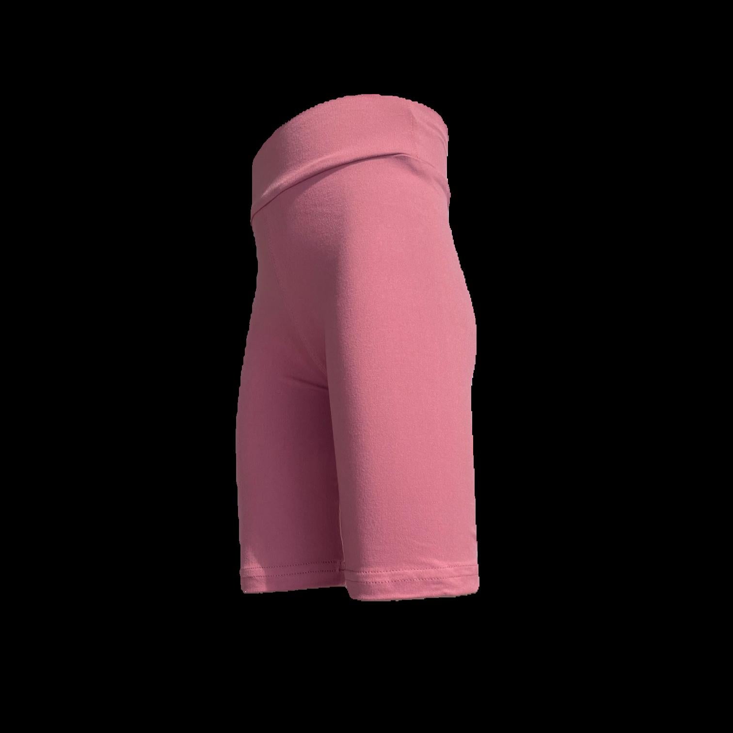 Dusk rose solid colour Bermuda shorts