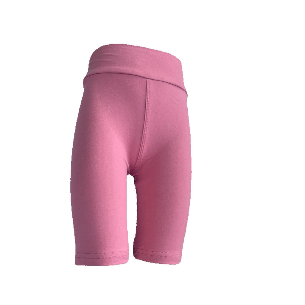Dusk rose solid colour Bermuda shorts
