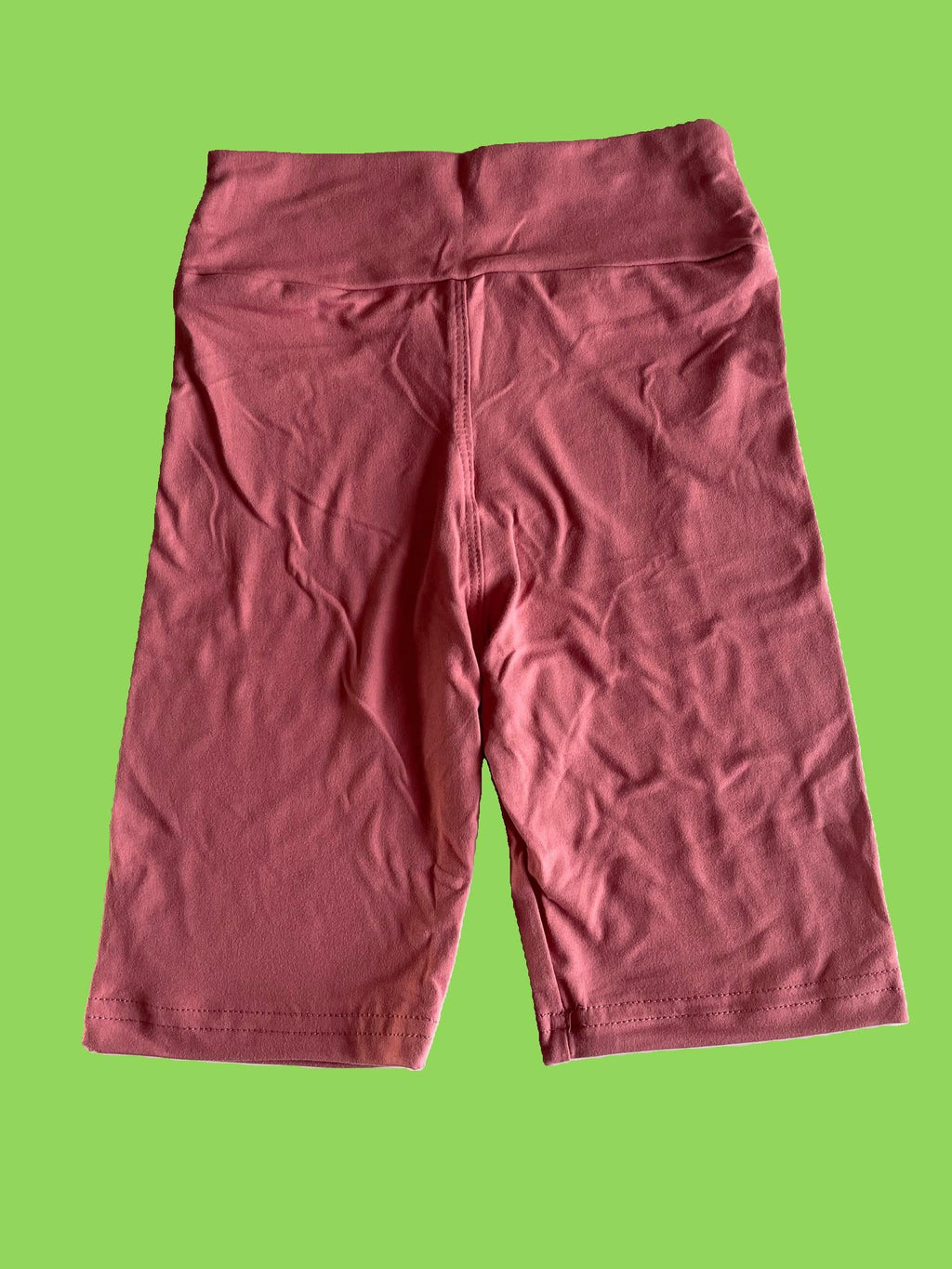 Dusk rose solid colour Bermuda shorts
