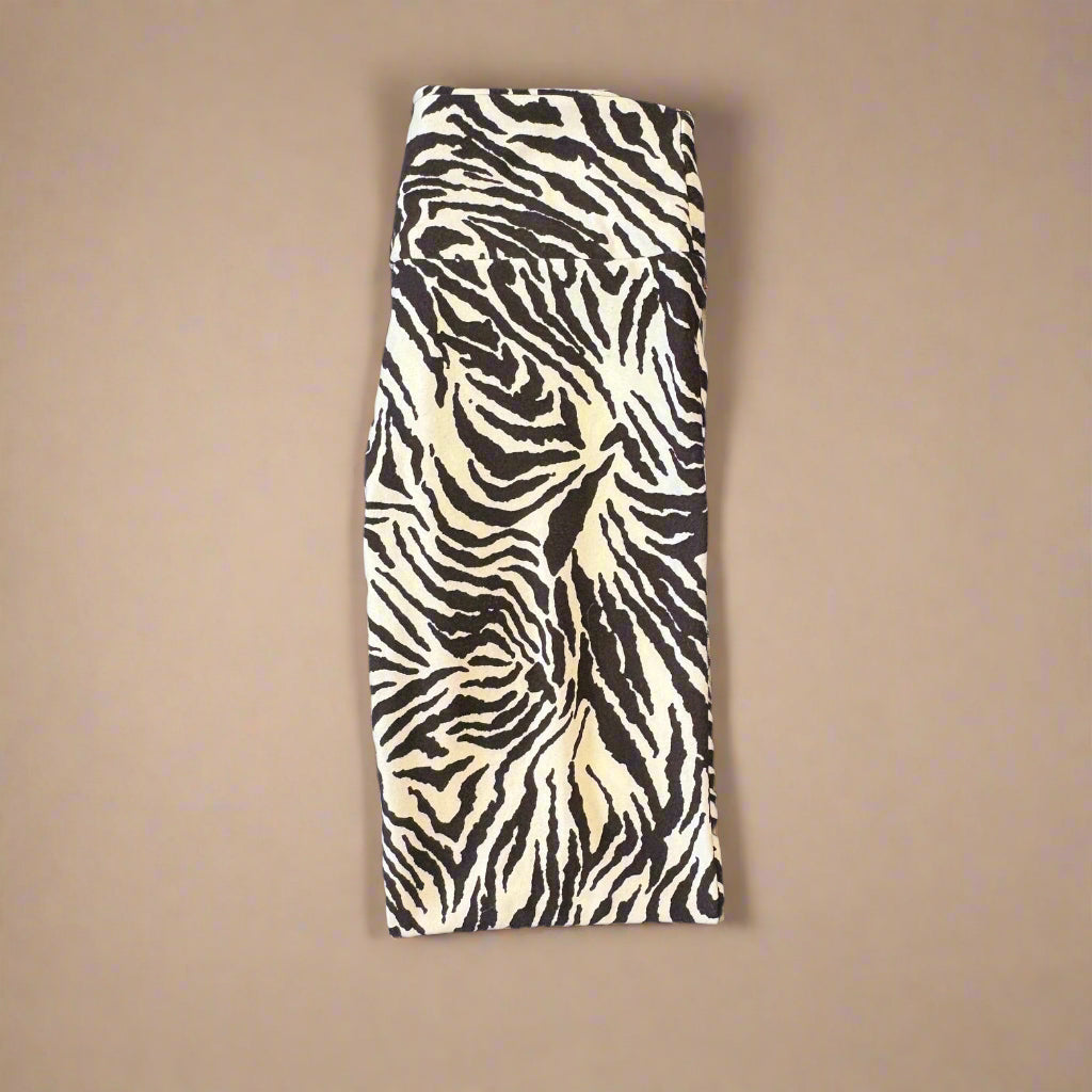 Zebra black & white full length leggings