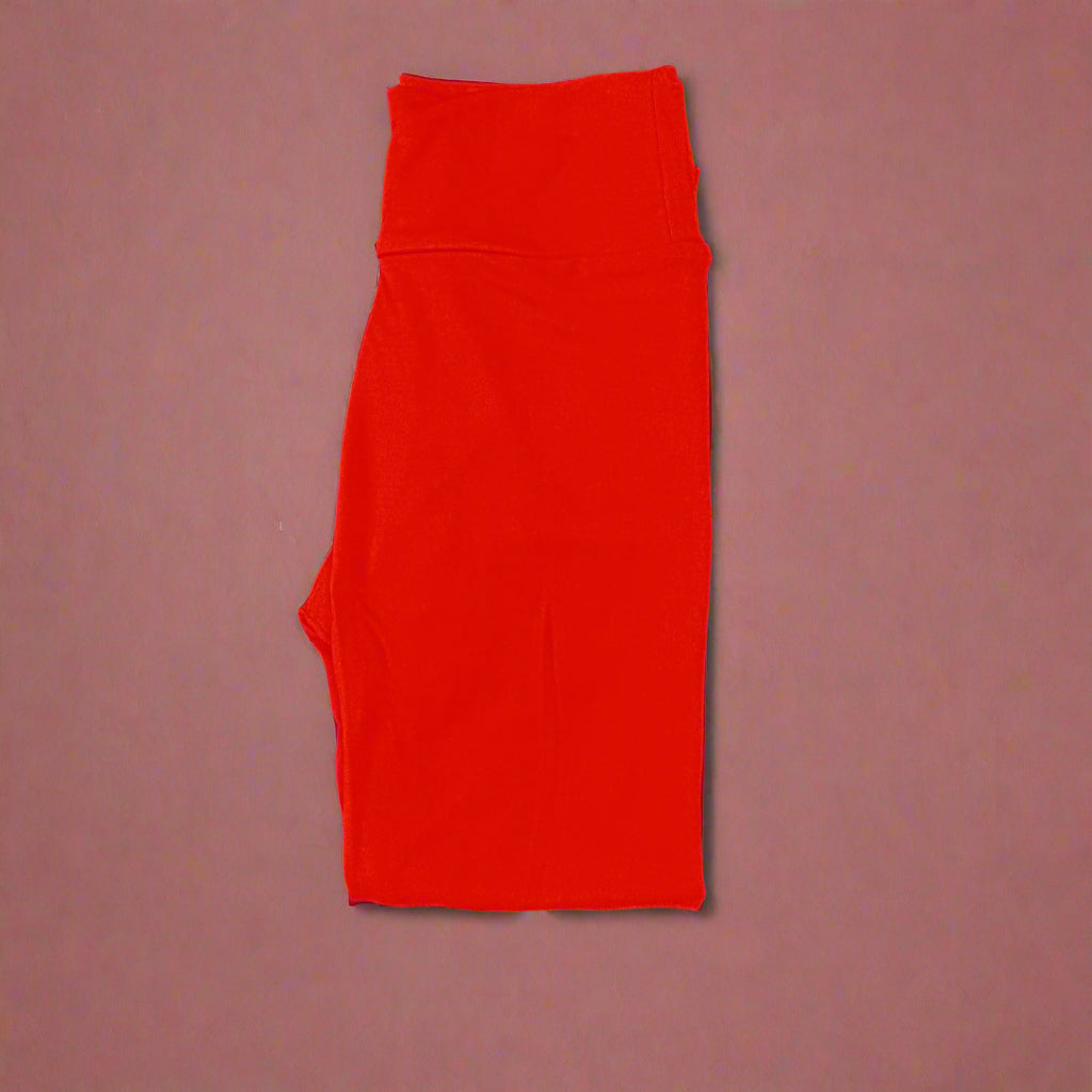 Solid colour, soft, stretch leggings in black, green, navy, grey, orange, pink, fuchsia, purple and more!