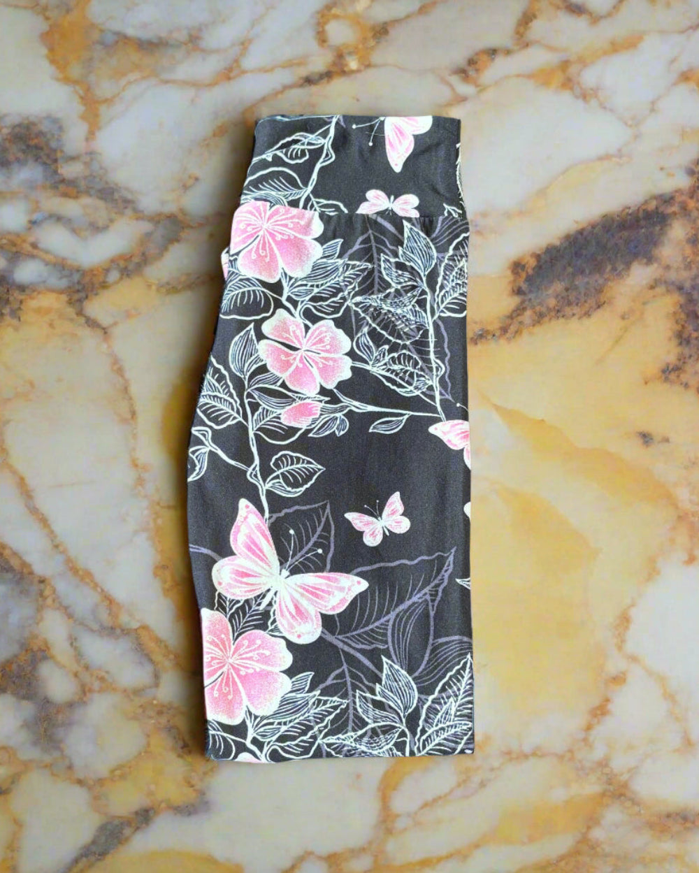 Flower & butterfly patterned leggings