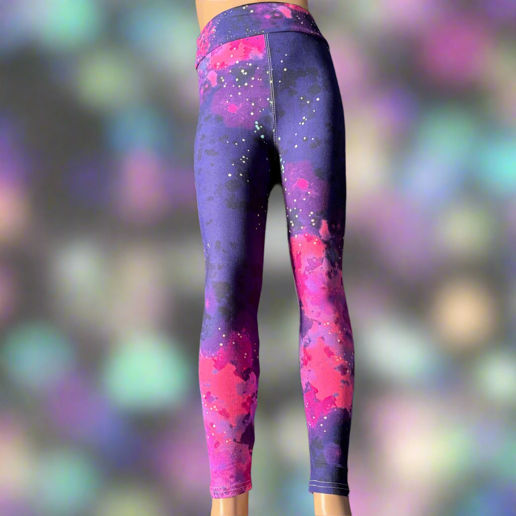 Cosmos design full length stretch leggings