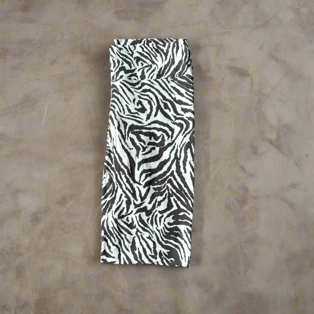 Zebra black & white full length leggings