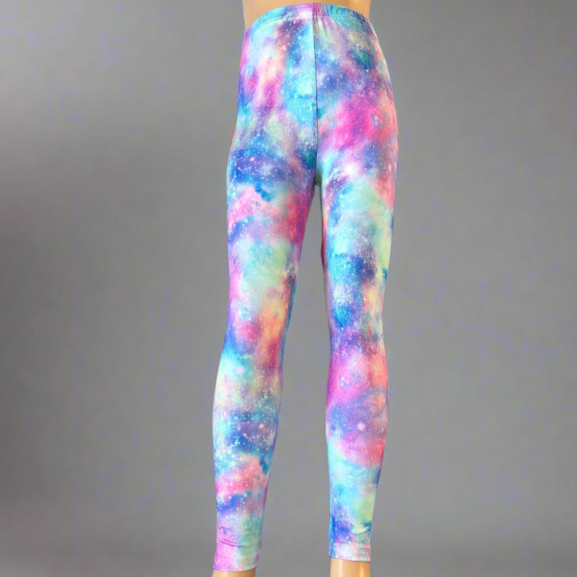 Outer space full length stretch leggings