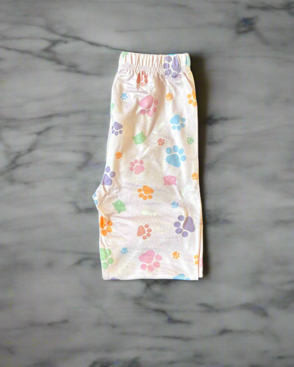 Lilac cat girl full length leggings