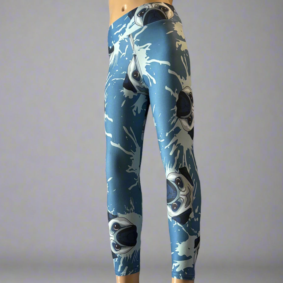 Pug dog leggings