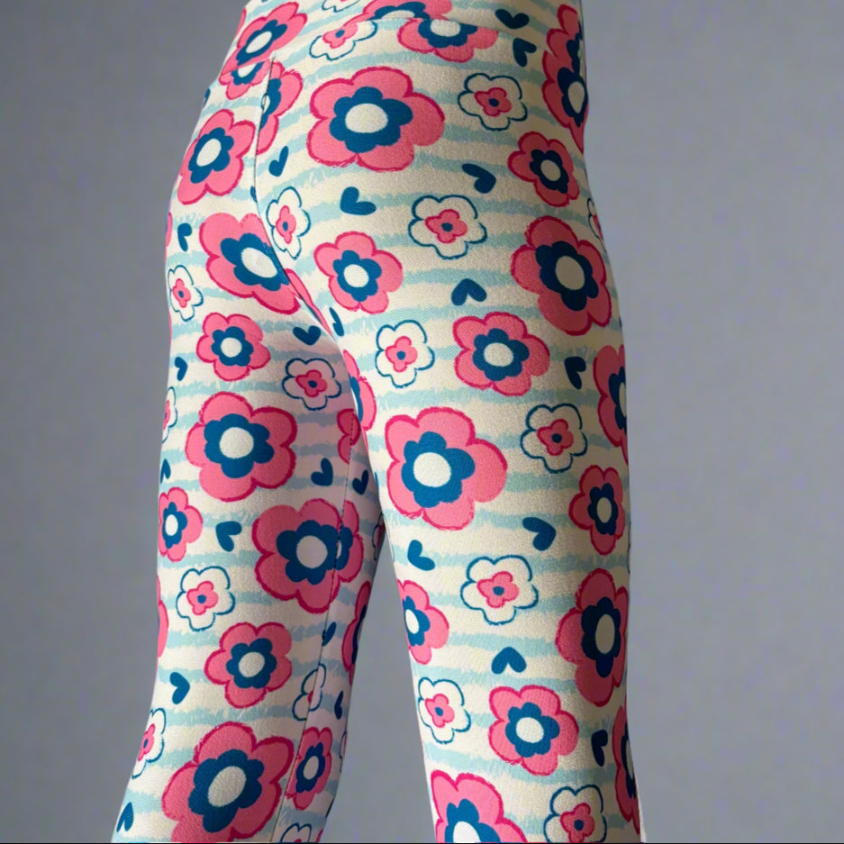 Cute floral leggings