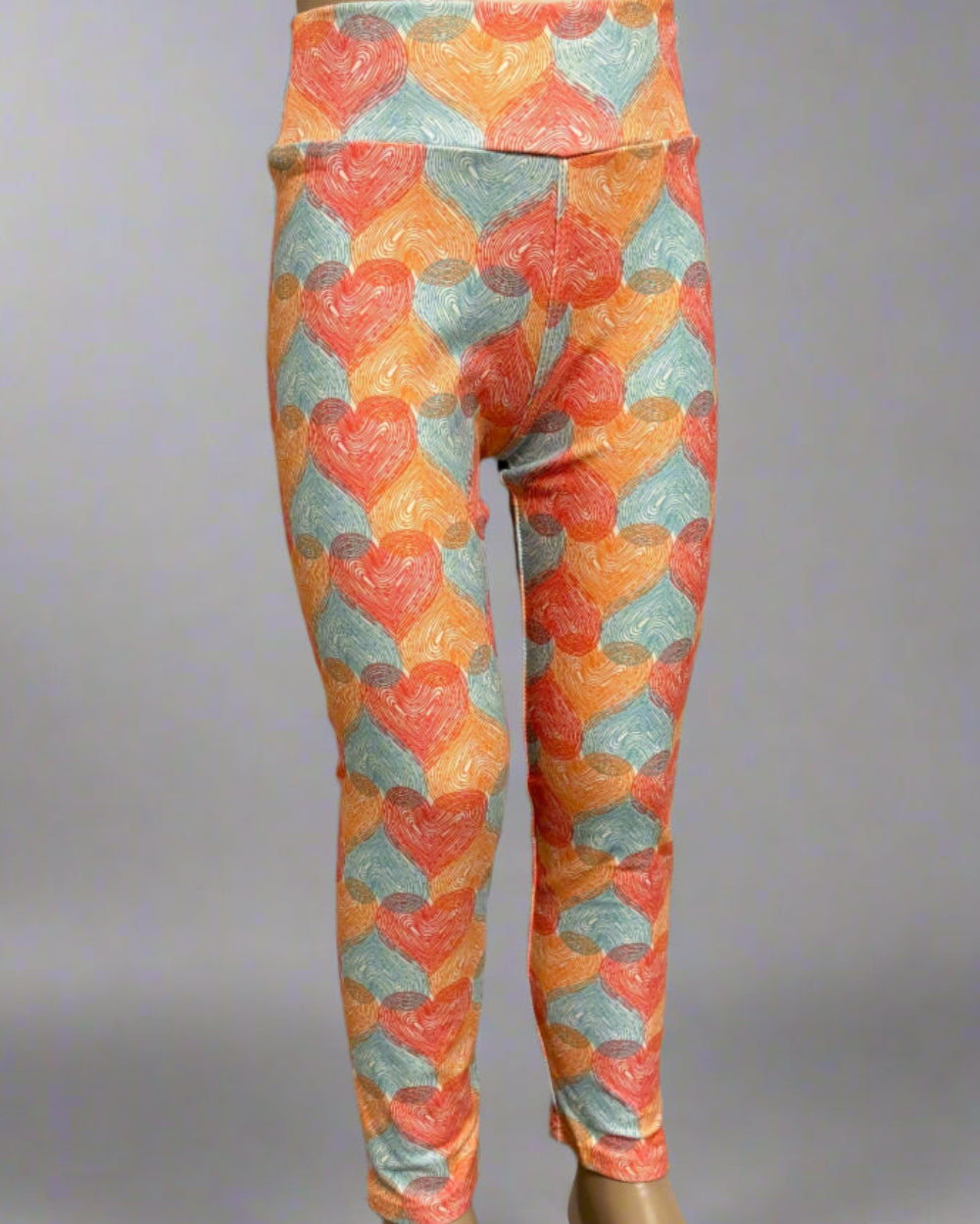 Heart design leggings
