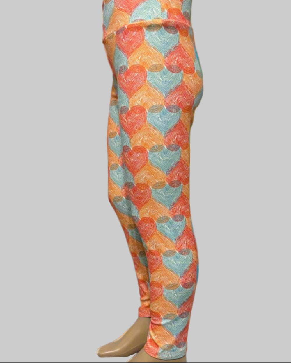 Heart design leggings