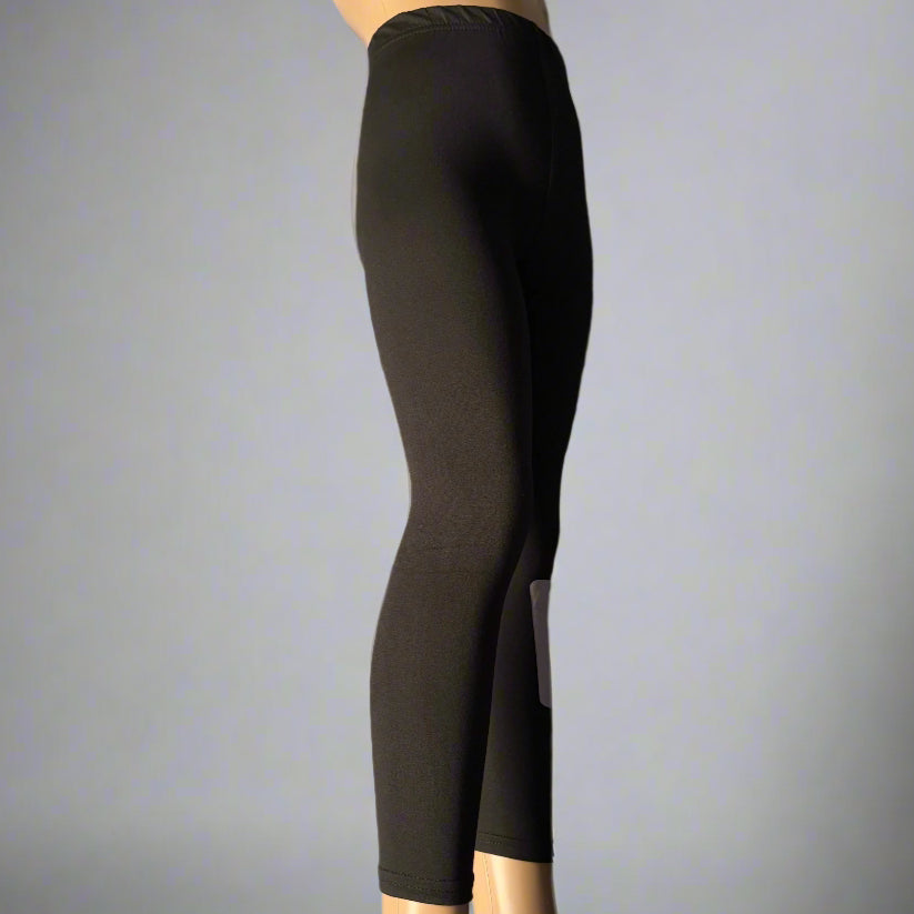 Black paw love design full length stretch leggings
