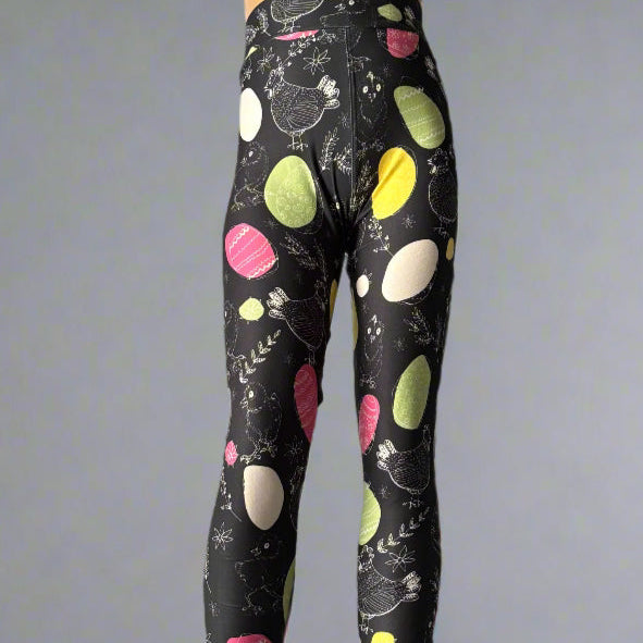 Chicken & Egg design leggings