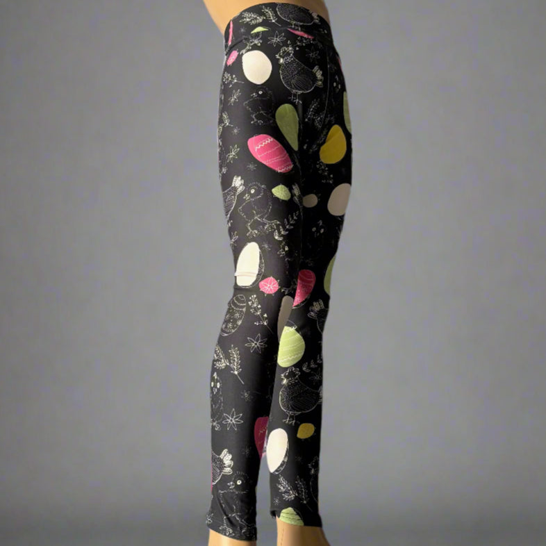 Chicken & Egg design leggings