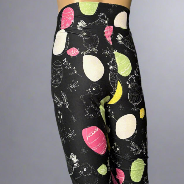 Chicken & Egg design leggings