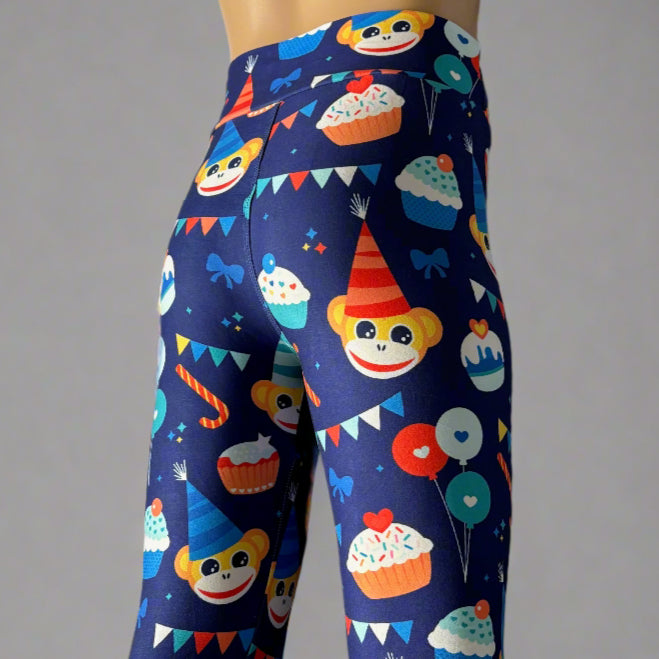 Party monkey design cute leggings