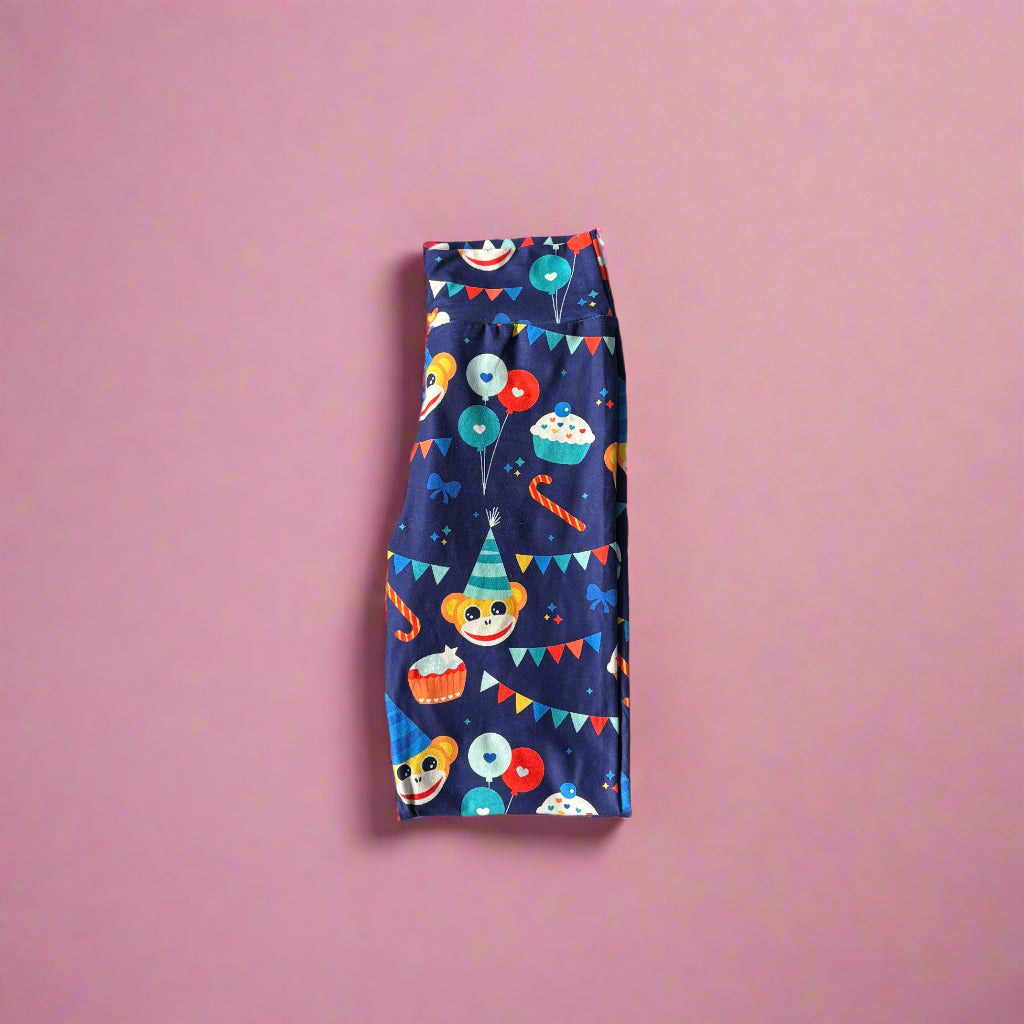 Party monkey design cute leggings