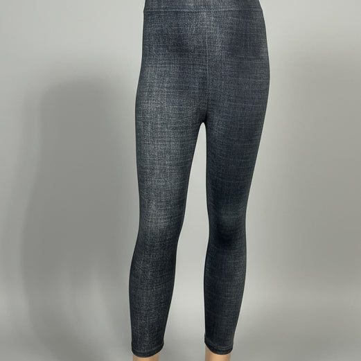 Denim pattern leggings
