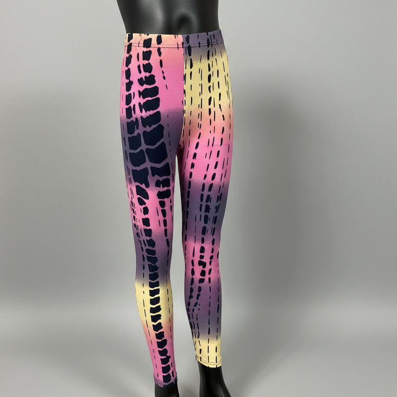 Jazzy design full length stretch leggings