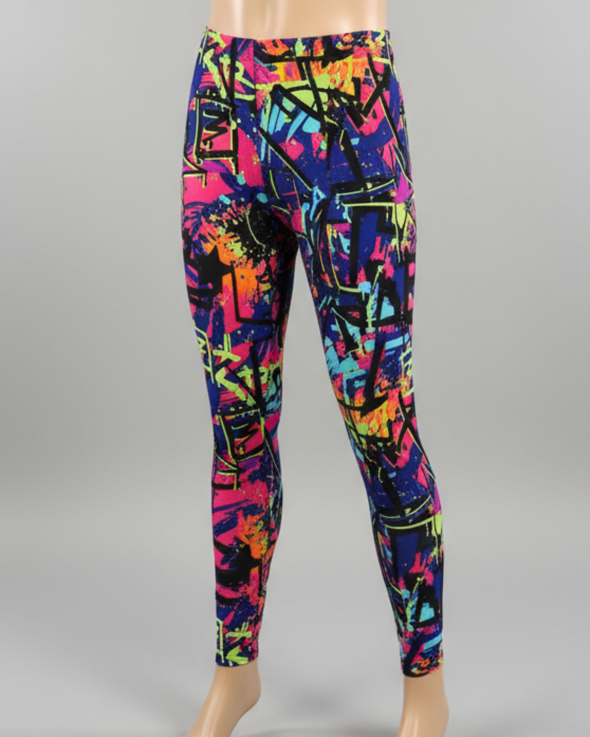 Surfer design full length stretch leggings