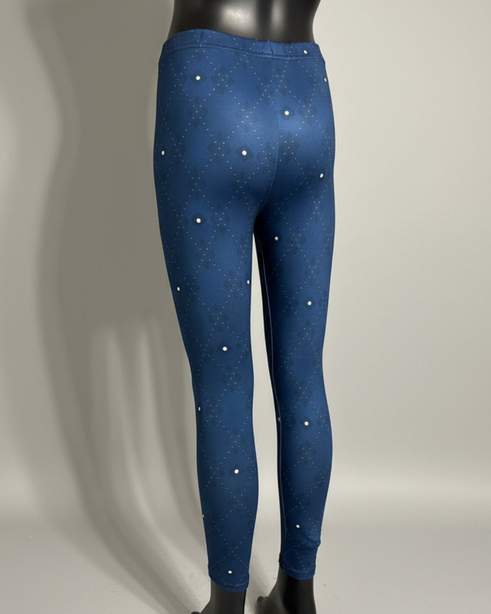 'Midnight Class' design full length stretch leggings