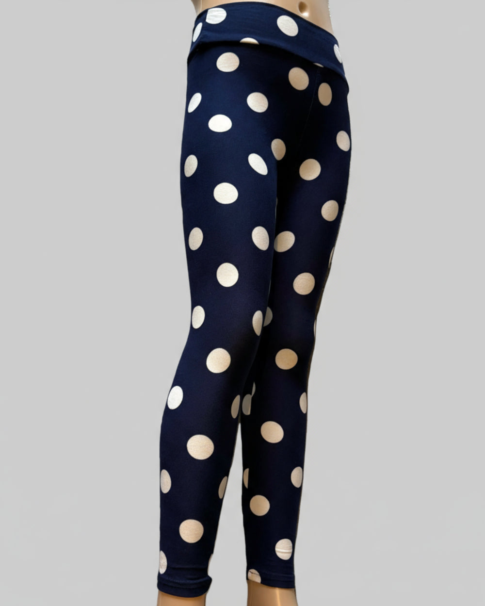Polka Dot full length stretch leggings
