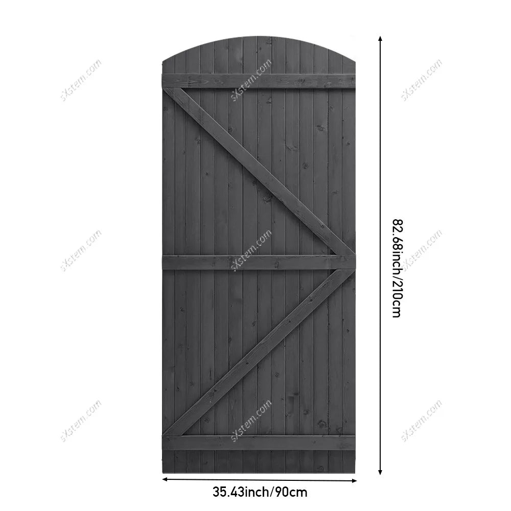 【Breeins】Outdoor antiseptic wood courtyard fence door garden courtyard entrance guardrail with fence