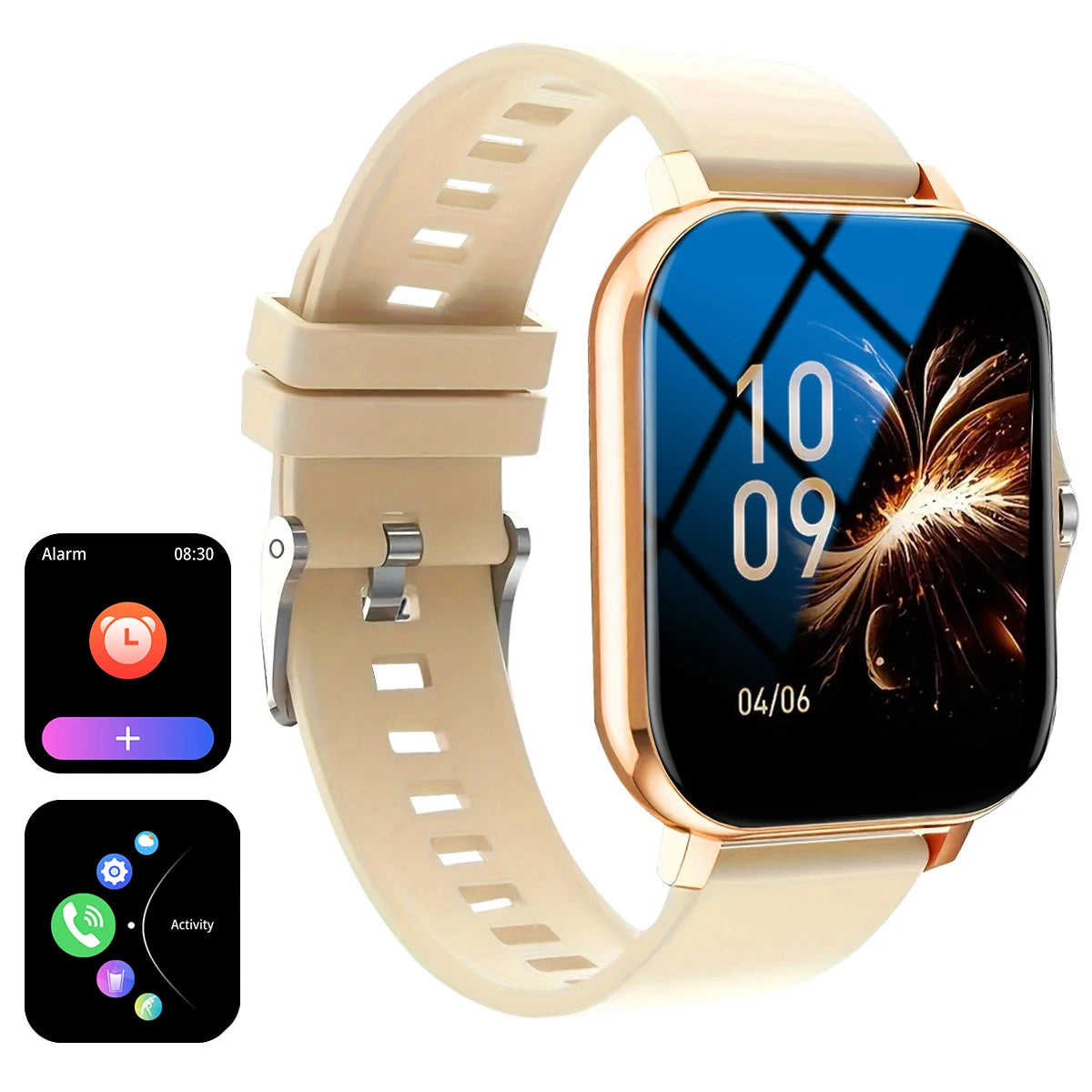 New smartwatch, can answer and make calls, has call reminder and rejection function, compatible with Android and iPhone
