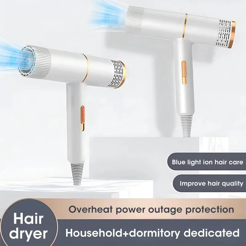 Hair Dryer Professional Negative Ionic Blower High-speed Electricturbine Drier Constant Temperature Quickdrying Hair Tool 2025