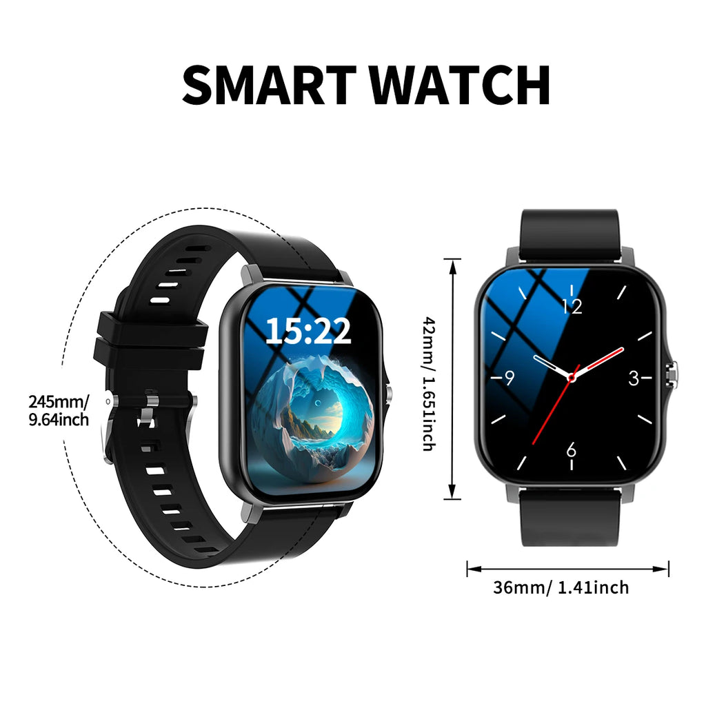 New smartwatch, can answer and make calls, has call reminder and rejection function, compatible with Android and iPhone