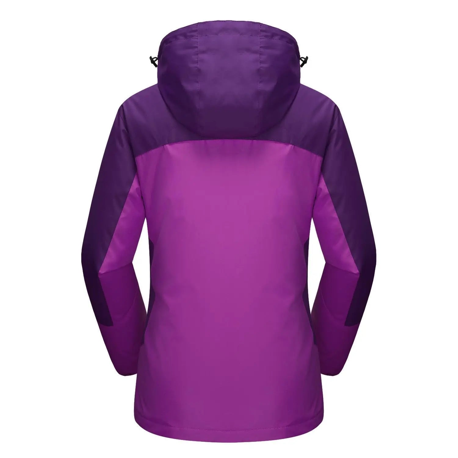 Women's 3-IN-1 Jackets Waterproof Fleece Jacket Outdoor Windproof Skiing Snowboarding Coat Hiking Jackets Parka Hodded Coats