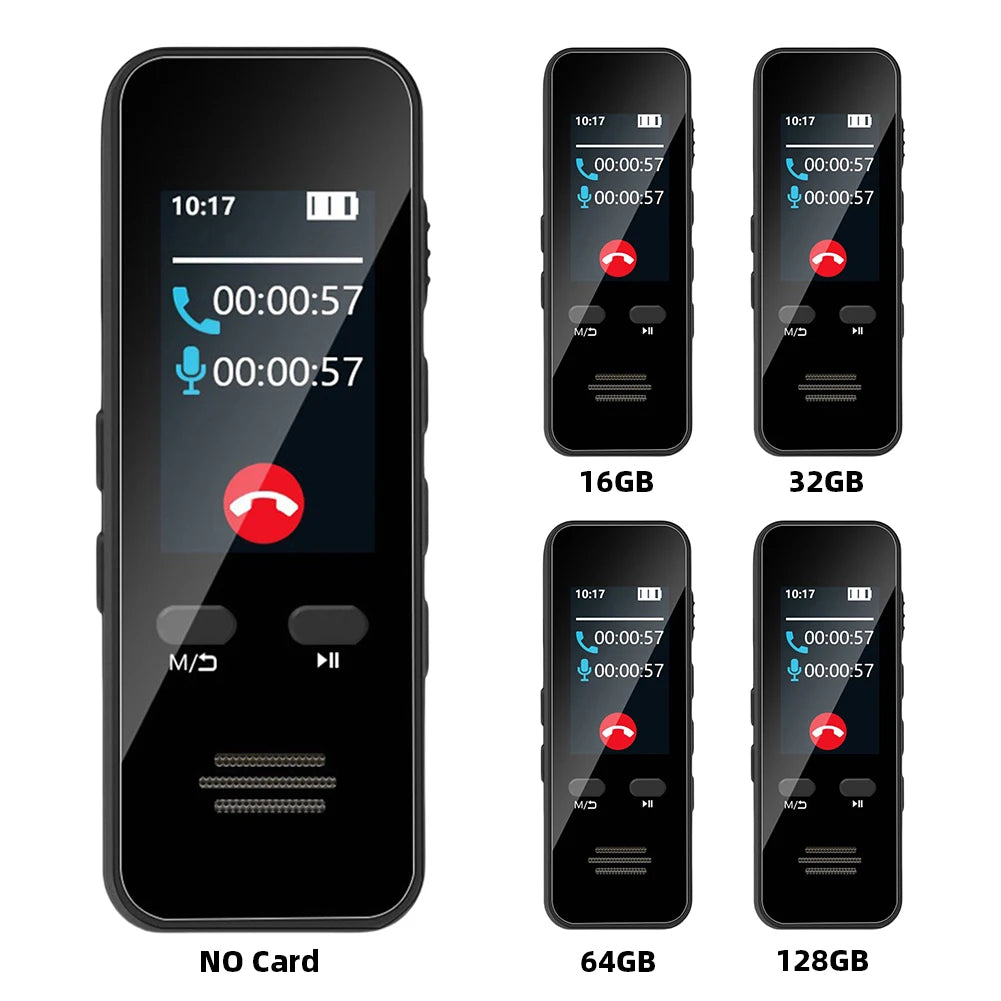 Voice Activated Tape Recorder Bluetooth-Compatible Noise Reduction Sound Recorder Phone Call Recording Pen for Lectures Meetings