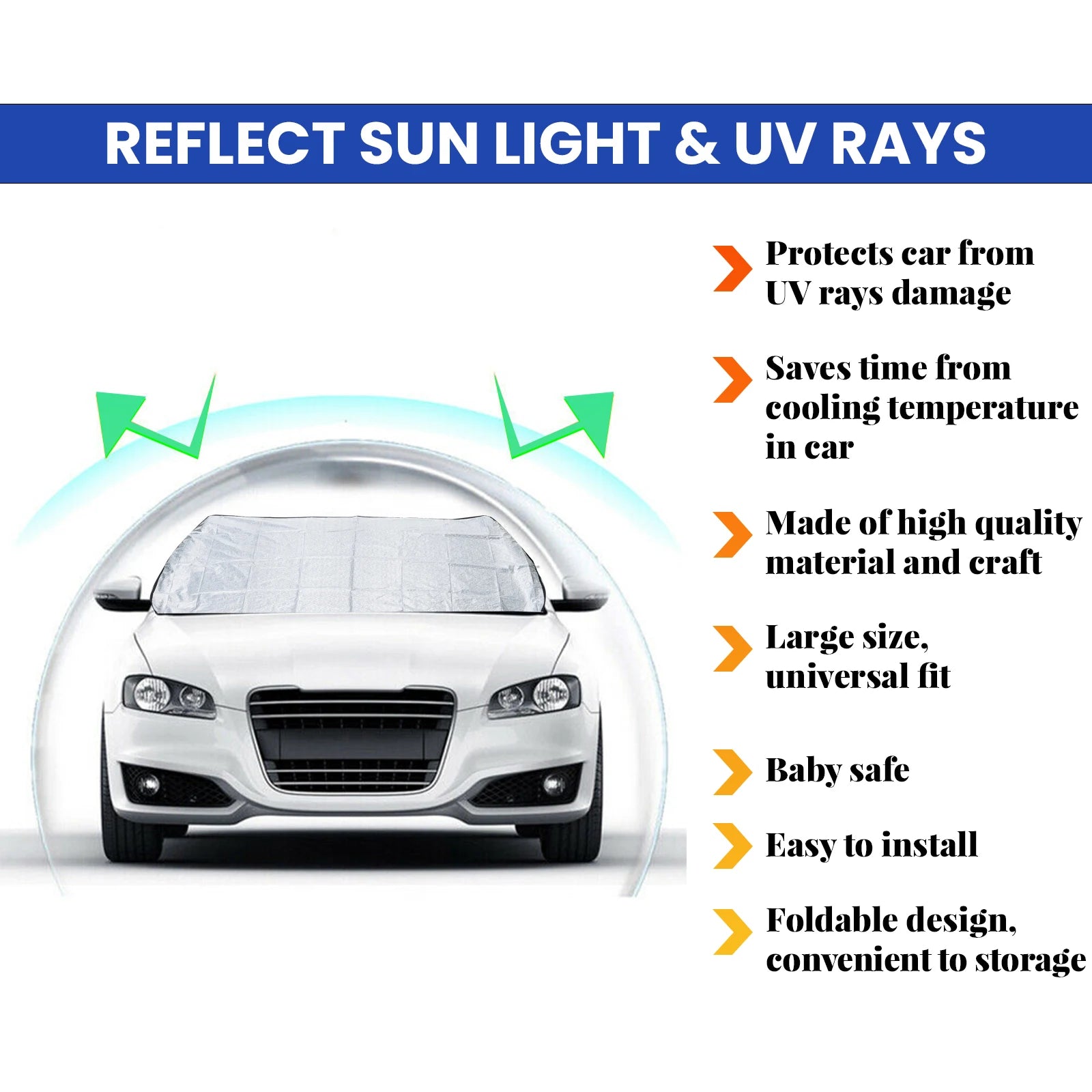 Winter Car Windshield Cover Windscreen Front Covers Anti Snow Frost Ice Shield  Sun Shade Dust Protector Heat Sun Mat Windscreen