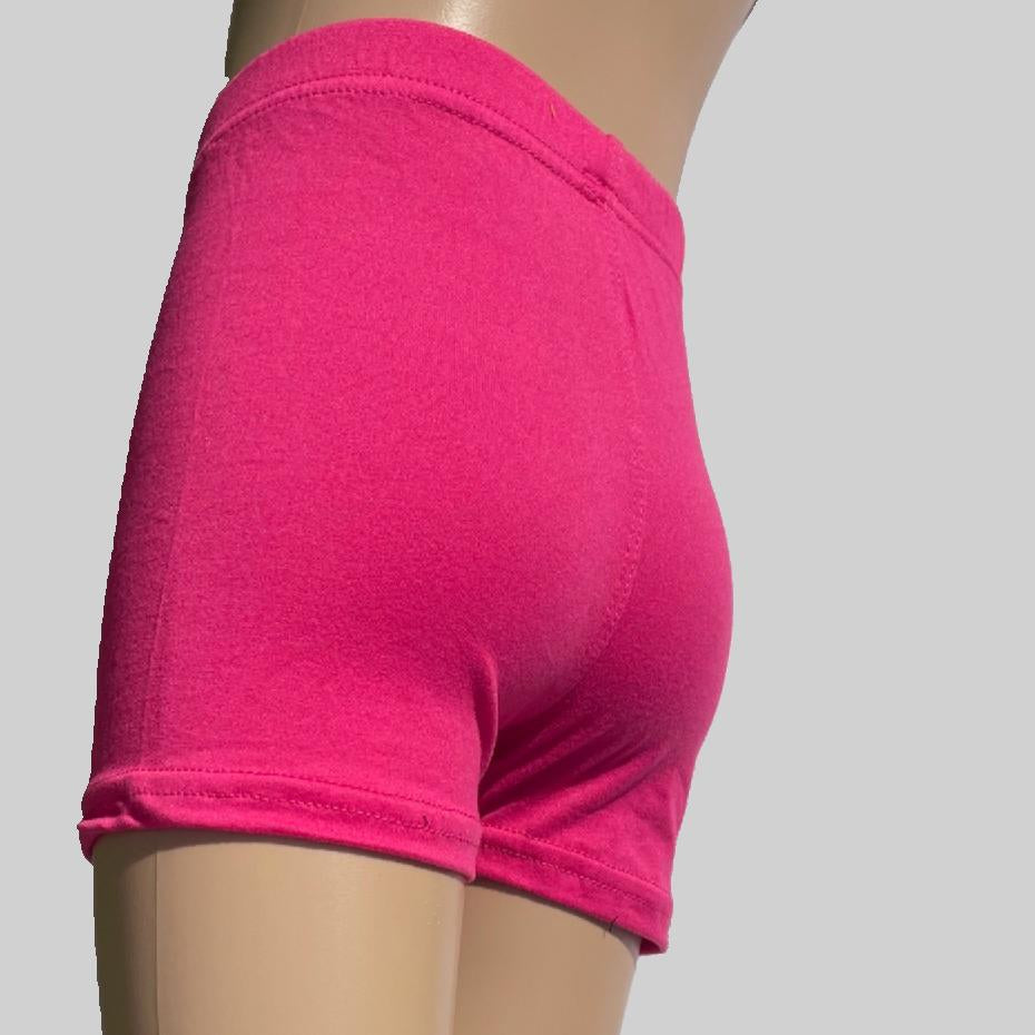 Vibrant fuchsia summer shorts