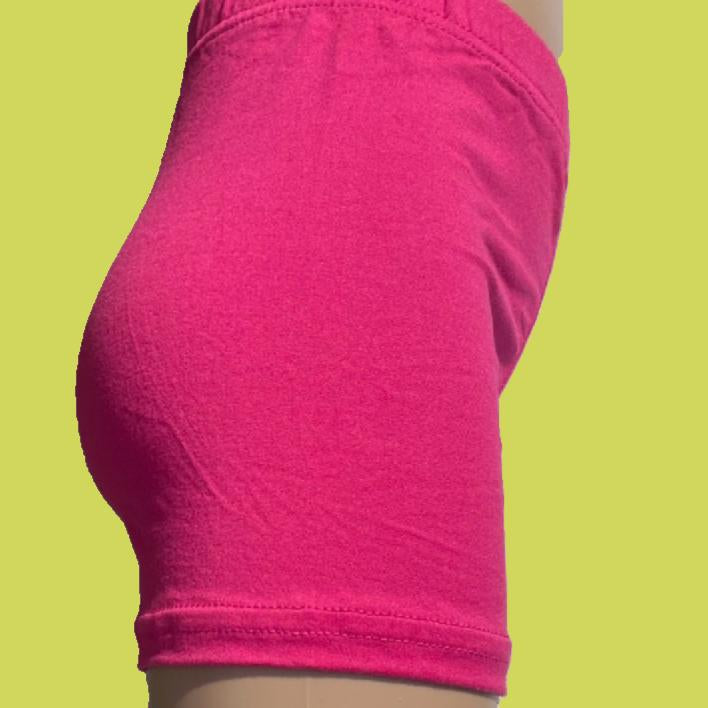 Vibrant fuchsia summer shorts