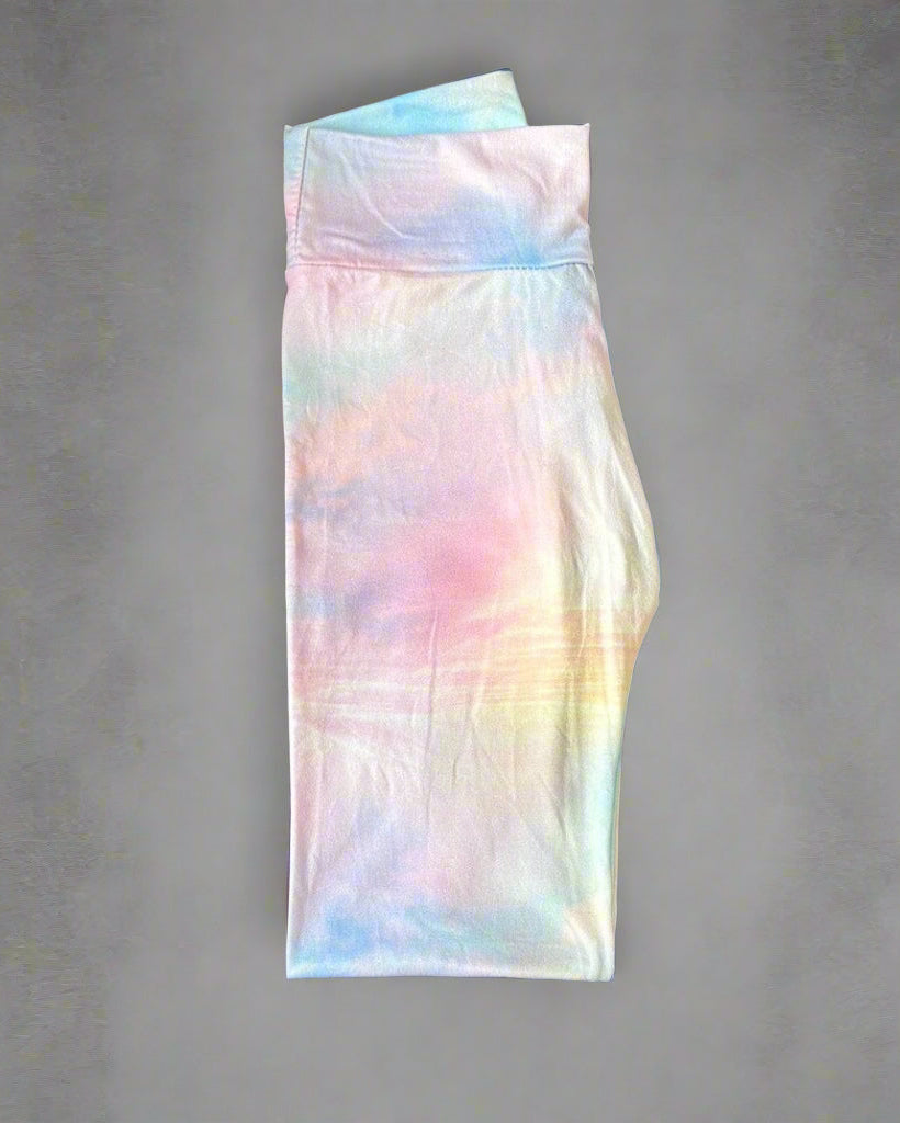 Sunset Pastels design leggings